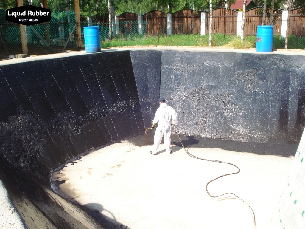 Жидкая гидроизоляция для бассейнов